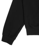 DRAPE NECK KNIT HOODIE