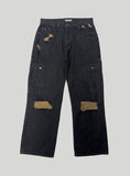 Scratch Damage Cargo Denim