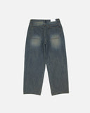 Premium Teen washed wide denim