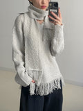 [Muffler SET] Vintage Boucle Long Knit