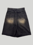 Vintage Washing Bermuda Denim