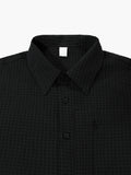 Seersucker combat pocket check shirt