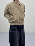 IL Cut Suede Quilted Jacket