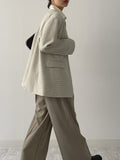 Vivi loose fit half tweed jacket
