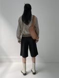 [24F/W] Semi Wide Bermuda Slacks