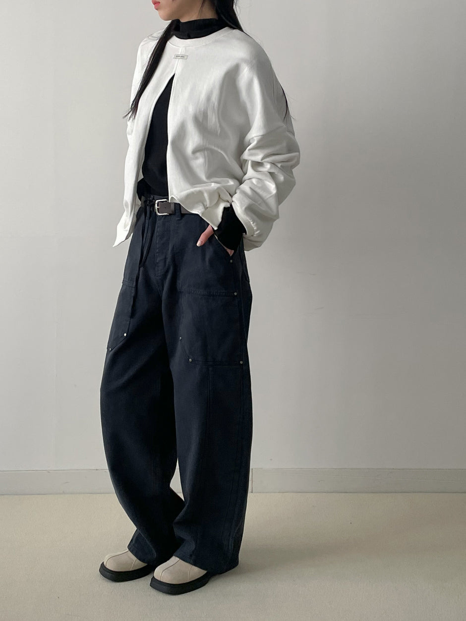 【INCHANT ME】414 Rivet Cotton Wide Pants INCHANT ME(インチャントミー) - 414リベットコットンワイド