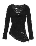 CROCHET RIBBON KNIT