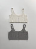 Reibo Ribbed Knit Bustier