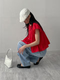 Aco Frill Nylon Blouse
