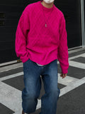 Three-Dimensional Square Wool Knit