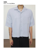 Smoothie Waffle Crop Shirt