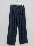 [Setup Available/Unisex] Colin Two Tuck Wide Denim Pants