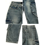 Strap Rope Cargo Wide Denim