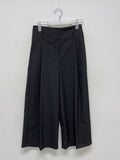 Stripe Non-Obi Bermuda Slacks