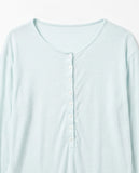 HENLEY BUTTON LONG TOP