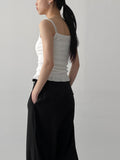 Conte Pin Tuck Wide Slacks