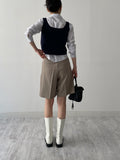 Rats Stripe Crop Shirt
