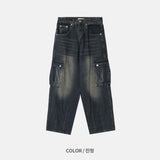 Sean Snap Cargo Wide Denim