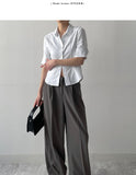 [Setup Available] Lumiere One-Tuck Wide Slacks
