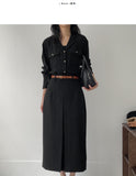 Isabelle pocket loose fit blouse