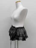 Tartan Frill Wrap Skirt