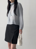 One Slit A-Line Midi Skirt