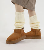 Basic ankle fur ugg boots