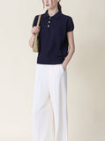 Puff Button Up Linen Knit