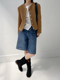 Cellion Wool Tweed Short Jacket