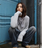 Mongle Fur Round Knit