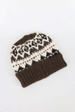Nordic knit beanie