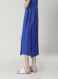 [Premium] Issey Pleated Wing Sleeveless One Piece