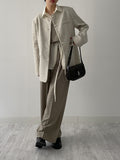 Vivi loose fit half tweed jacket