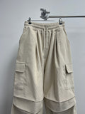 Corduroy Tuck-Tuck Cargo Pants