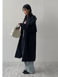 Captain Hood Neck Trench Coat