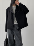 [unisex] Collar Over Fit Tracker Jacket