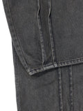 Two-tone Taping Incision Denim