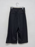 Stripe Non-Obi Bermuda Slacks