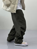 Essential brushed nylon parachute pants