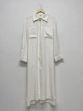 [INC MADE] Duo Layered Shirt Long One Piece