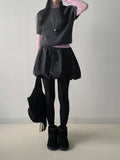 Padded Pumpkin Mini Skirt