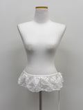 Flower Mini Wrap Skirt