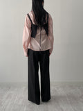 Newpopo Strap Wide Slacks