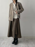 Lander Unbalanced Flare Skirt