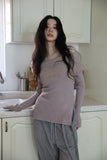 Corduroy loop banding pants