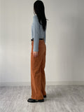 [T-shirt ver.] Doi Unbalanced Button Polar T-shirt