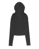LINE HOOD HALF ZIP-UP