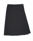 PLEATS WRAP BUTTON SKIRT