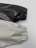 Crocker Glossy Leather Overfit Blouson