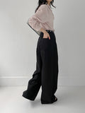Hug Cotton Long Wide Pants